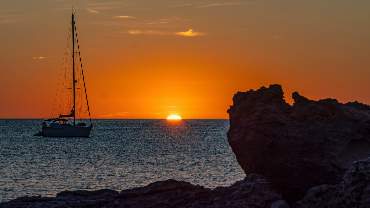 Die Balearen - Formentera - Sonnenaufgang an den Str&auml;nden der Ostk&uuml;ste